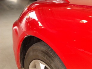 Red fender-after